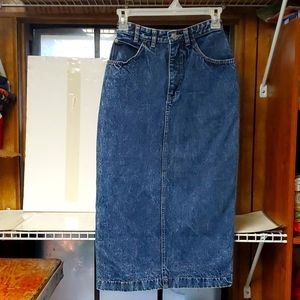 Vintage Denim Skirt Jordache Women's 4